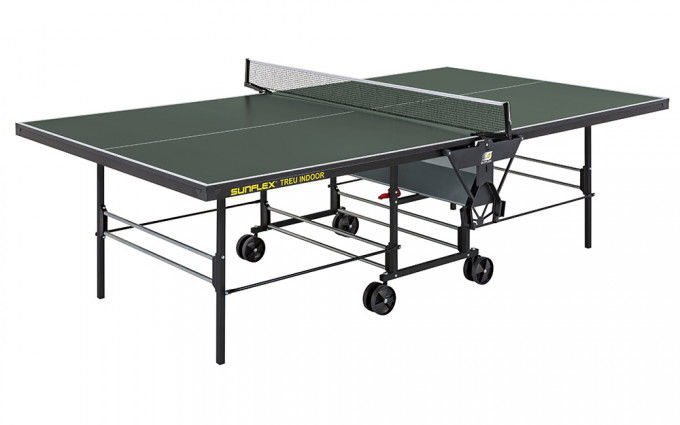 Теннисный стол тренировочный Sunflex Treu Indoor Зеленый