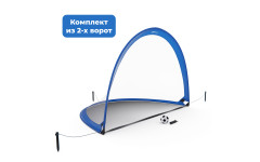 Комплект футбольных ворот Amazon Basics 6ft (2 шт.) Комплект футбольных ворот Amazon Basics 6ft (2 шт.)