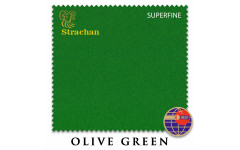 Сукно Strachan Superfine Anti-kick Snooker 193см Olive Green