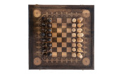 Шахматы + нарды резные "Бесконечность" 50, Mkhitaryan
