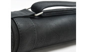Тубус на 1 кий "Меркури-PRO" с карманом (черный плетение)