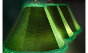 Лампа "Классика" 4 пл. металл (бархат зеленый)